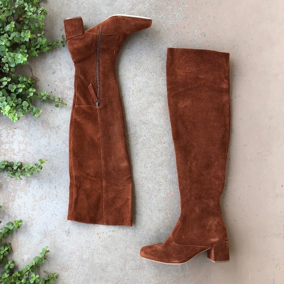 Matisse Shoes - Matisse Reginald OTK Sienna Suede Riding Boots